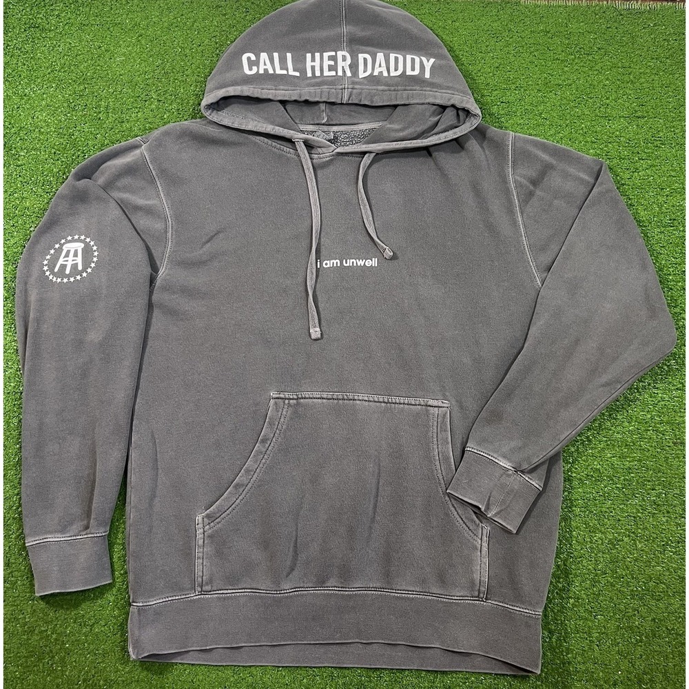 Alex Cooper Hoodie Med Daddy Gang Call Her Daddy Original Merch Barstool Sports - Picture 1 of 8